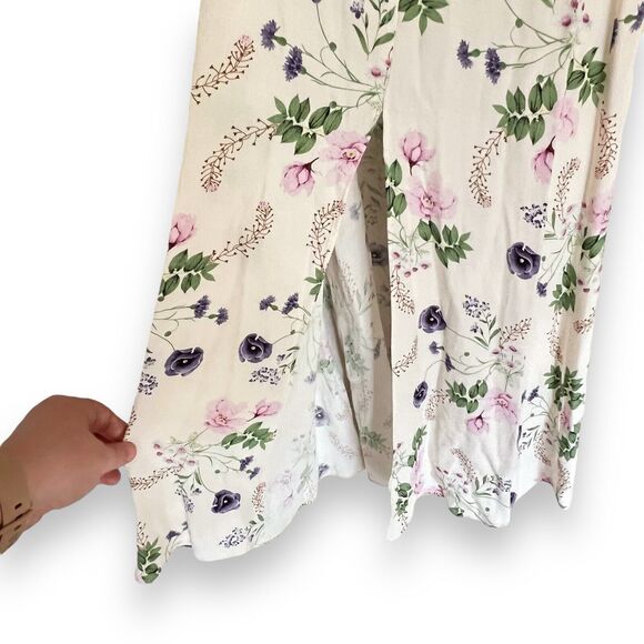 Favorite Daughter The Vineyard Dress in Spring Floral Size 2 Ivory Midi NWT $288 - Picture 6 of 11